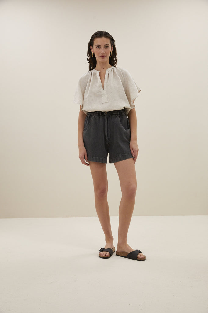 Leon twill shorts