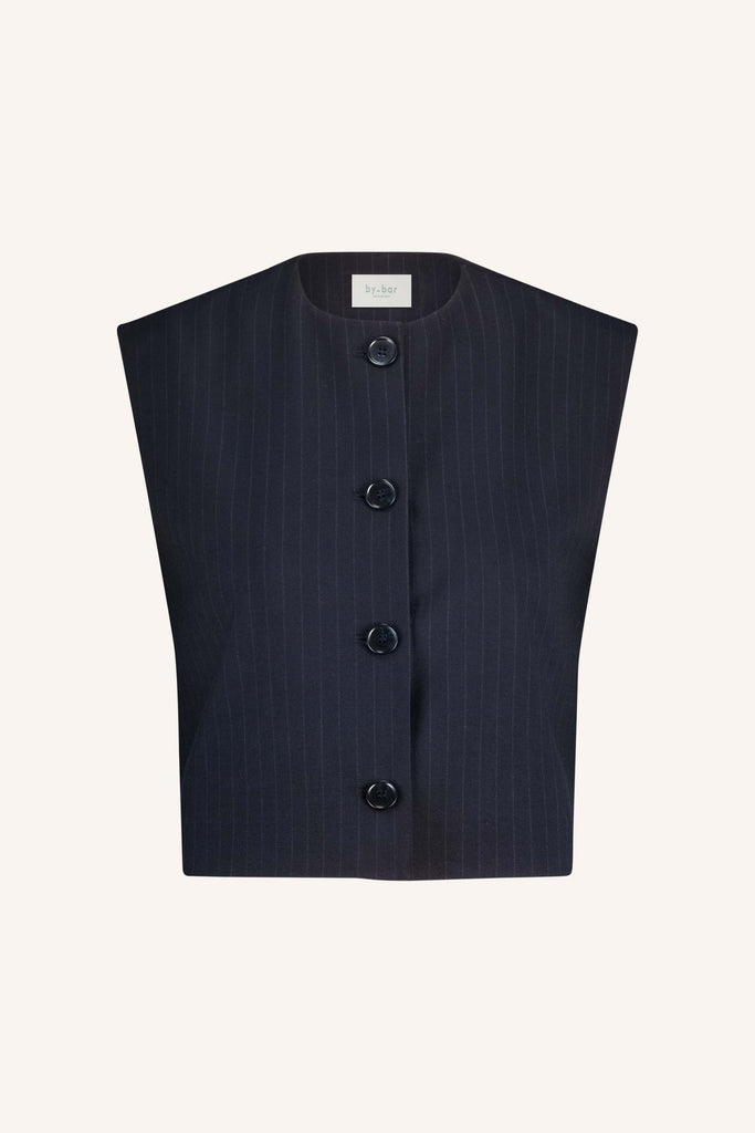 Nori pinstripe gilet