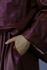 Sari skirt - bordeaux (faux leather)