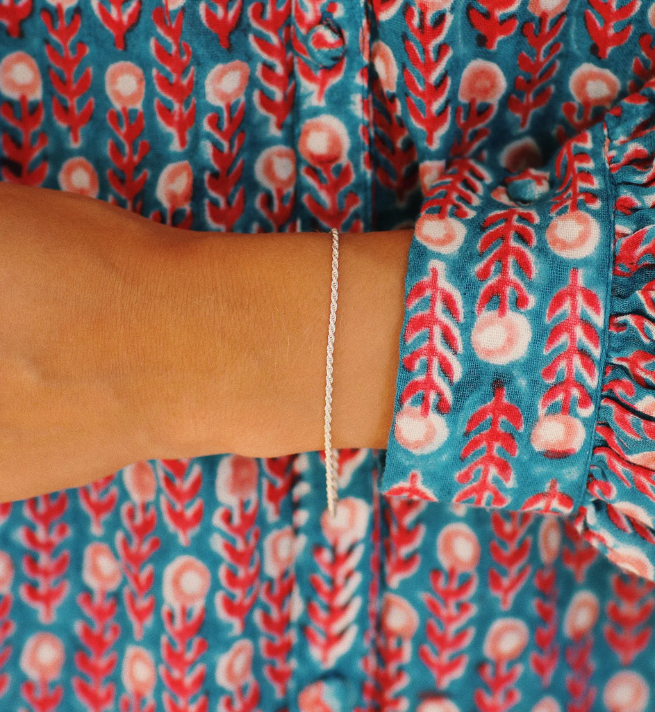 Thin rope bracelet