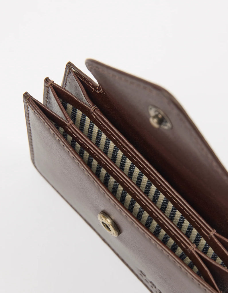 Harmonica Wallet - Cocoladebruin Klassiek Leer