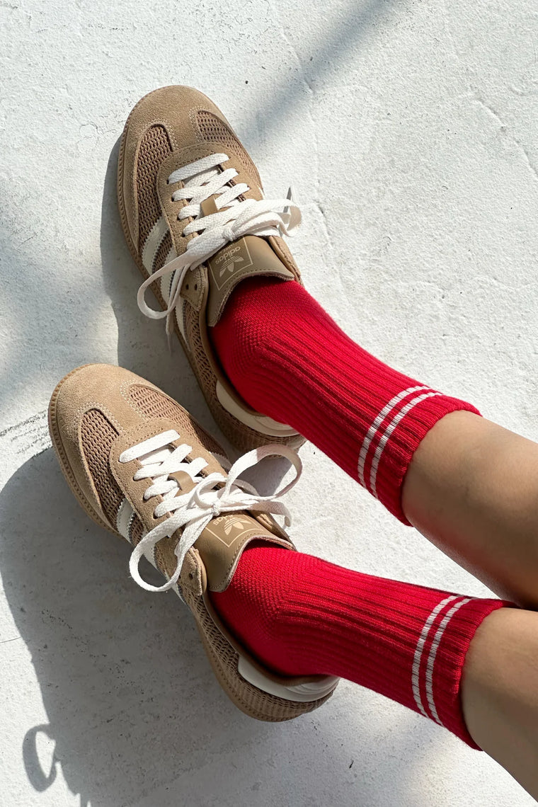 Boyfriend socks - red