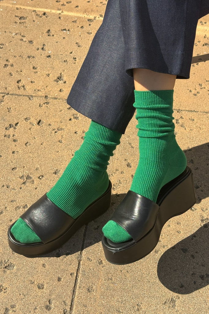 Trouser socks - deep green