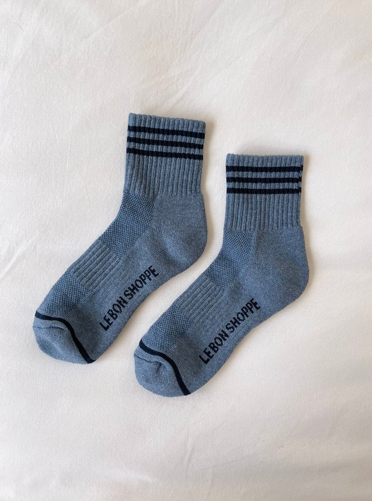 Girlfriend socks - indigo
