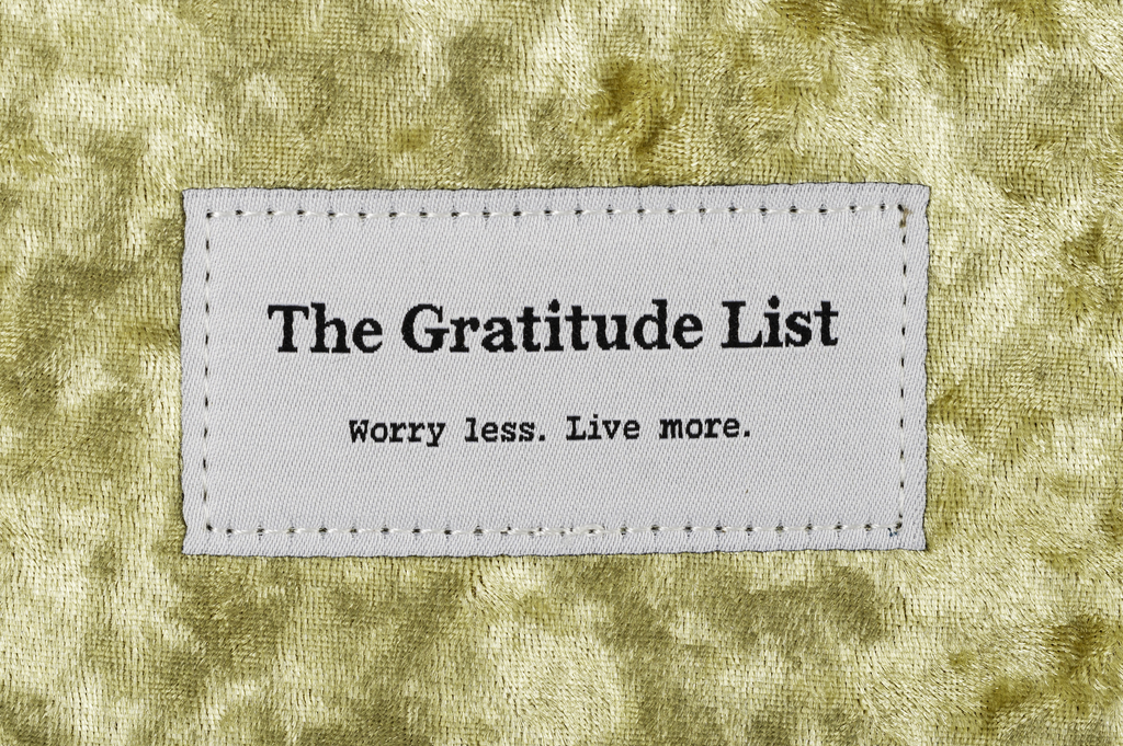 The gratitude list - glorious green