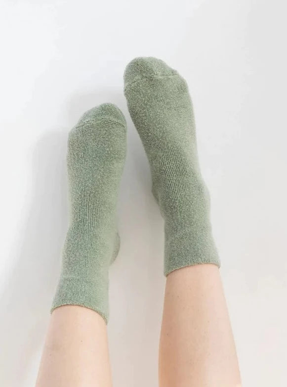 Cloud socks - matcha