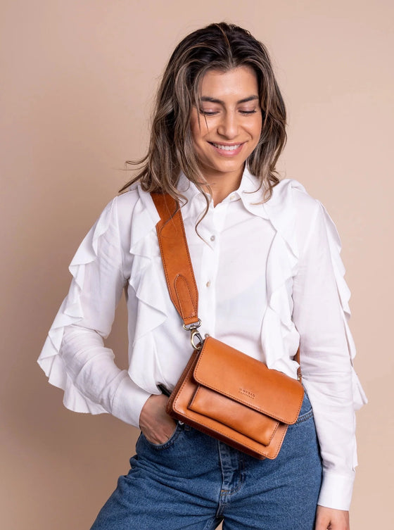Harper Mini - Cognac Klassiek Leer